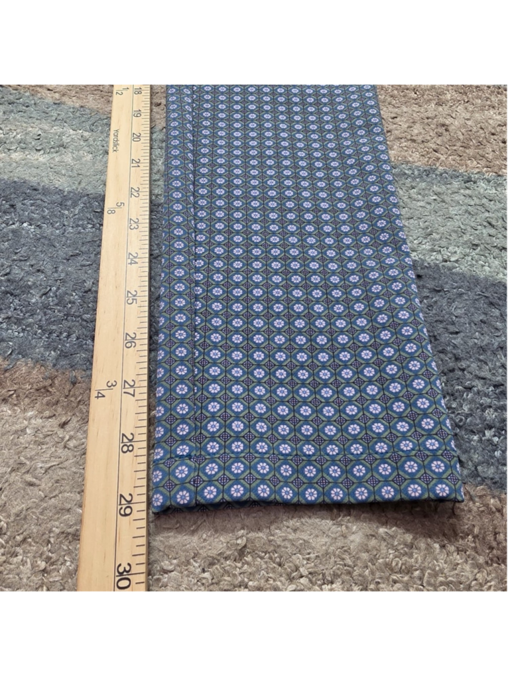 RLX Ralph Lauren Golf Pants Women's Size 4 Blue Diamond Print Stretch - Picture 11 of 13
